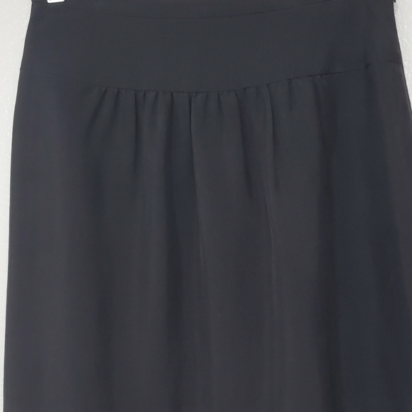 AKRIS Punto Black Tweed Silk Skirt - Picture 2 of 6